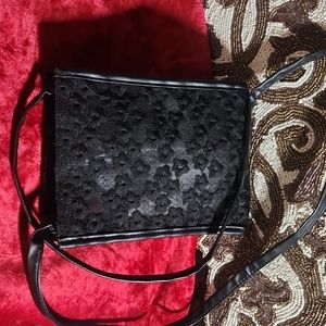 Black Lace Mini Bag